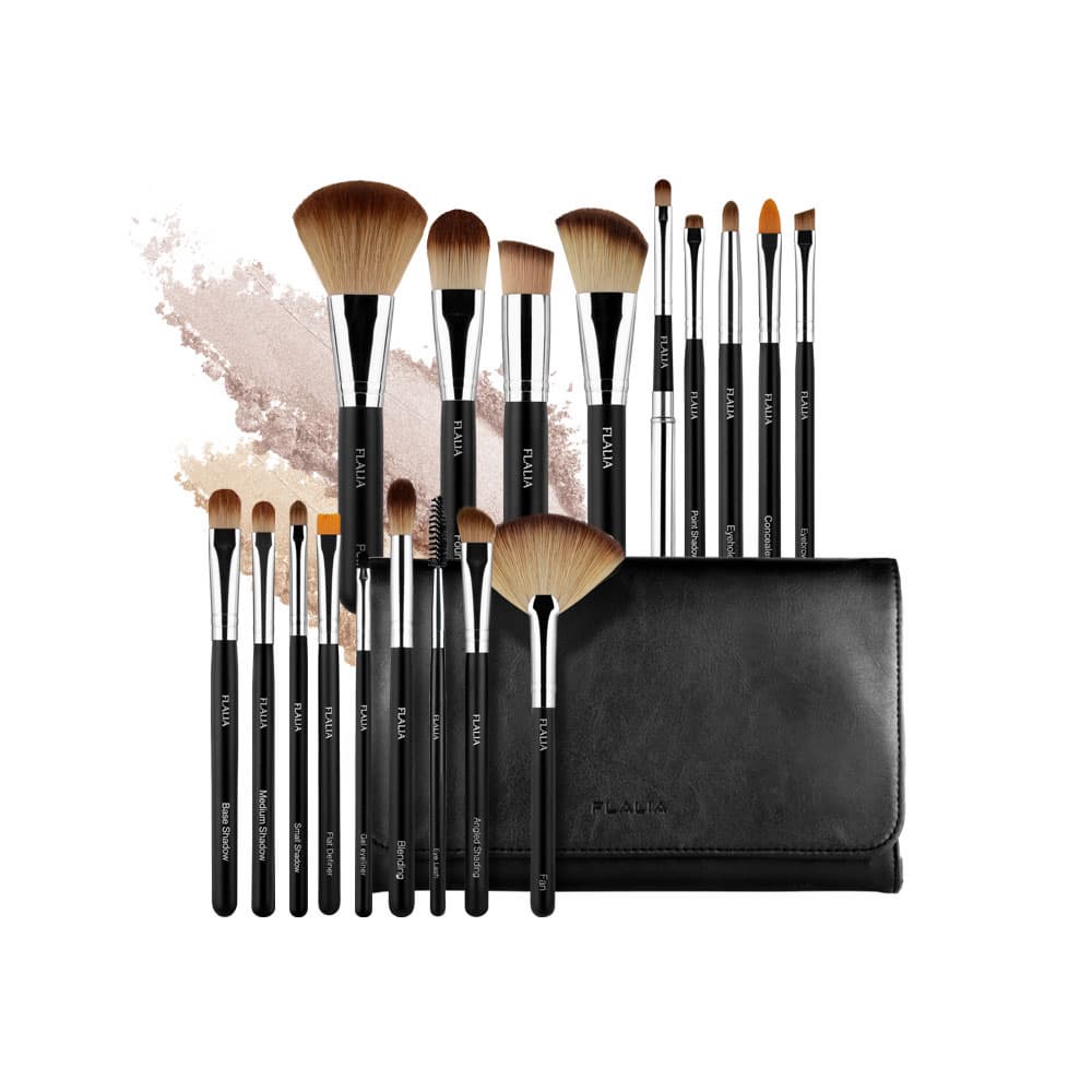 _FLALIA_ CLASSIC Makeup Brush Set 18 pieces